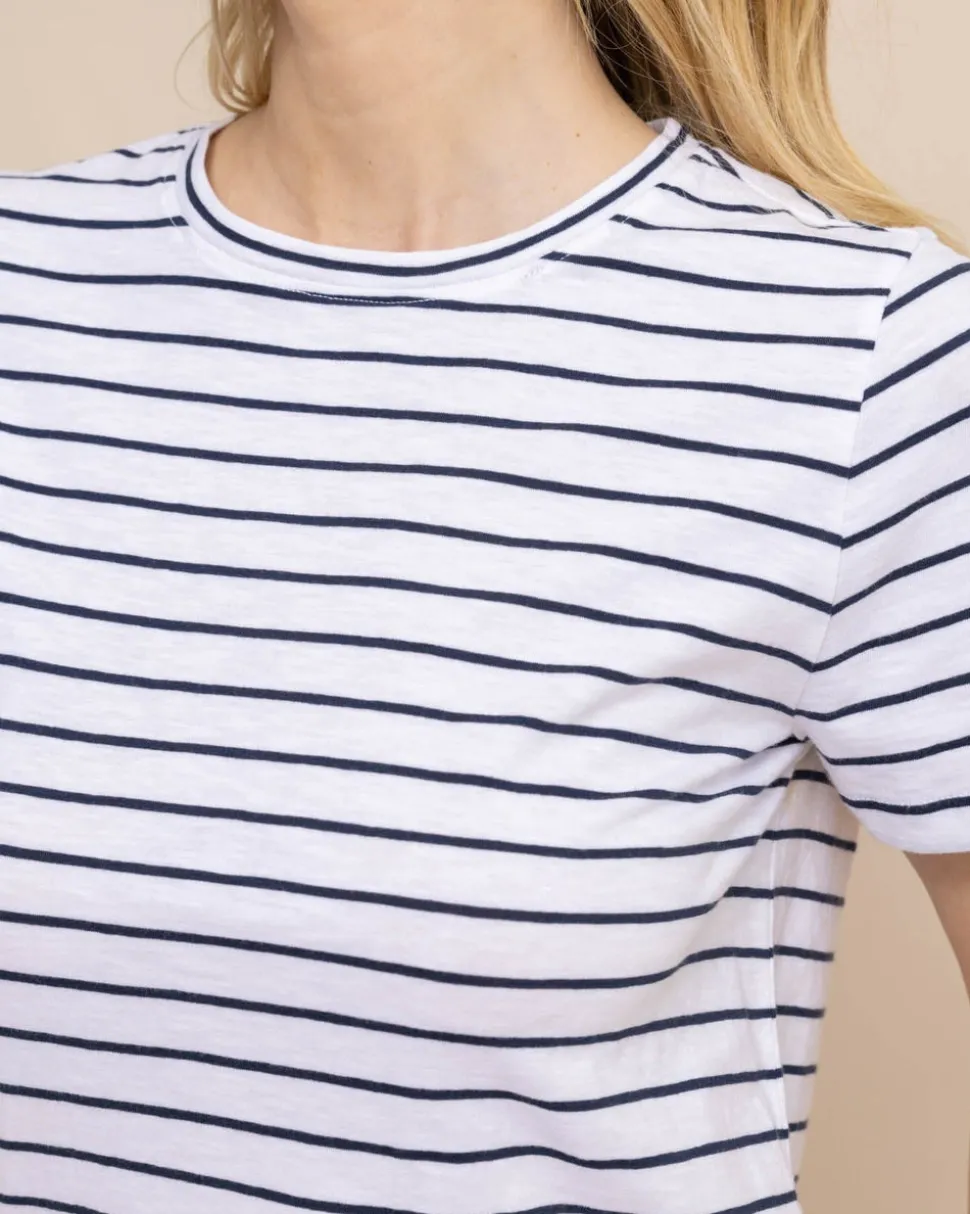 Sun Farer Stripe Crewneck T-Shirt