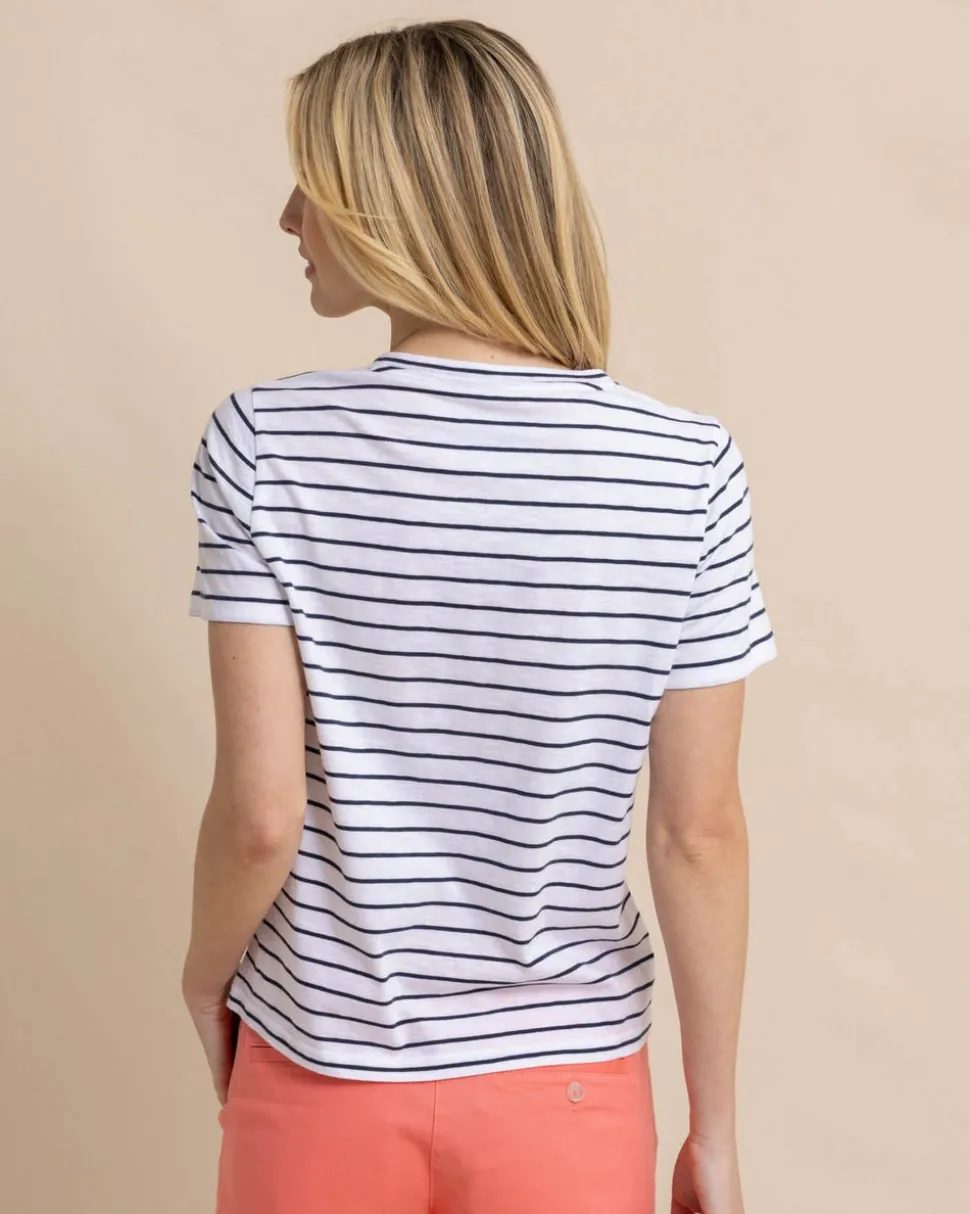 Sun Farer Stripe Crewneck T-Shirt