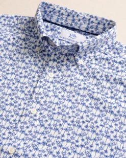 Talk To The Palm Intercoastal Short Sleeve Sport Shirt