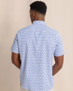 Talk To The Palm Intercoastal Short Sleeve Sport Shirt