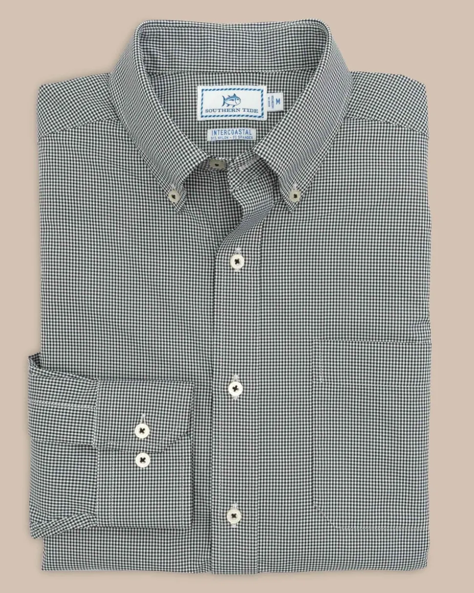Team Colors Gingham Intercoastal Sport Shirt