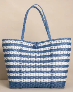The Lilley Line Medium Tides Stripe Tote