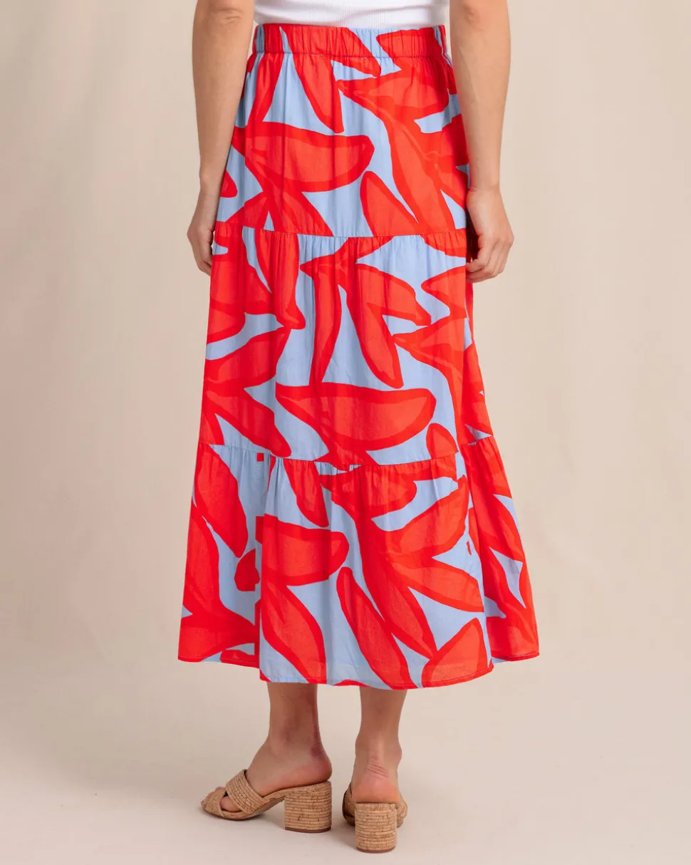 Vanna Garden Glory Printed Maxi Skirt