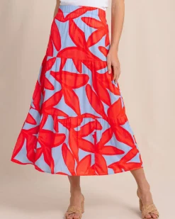 Vanna Garden Glory Printed Maxi Skirt
