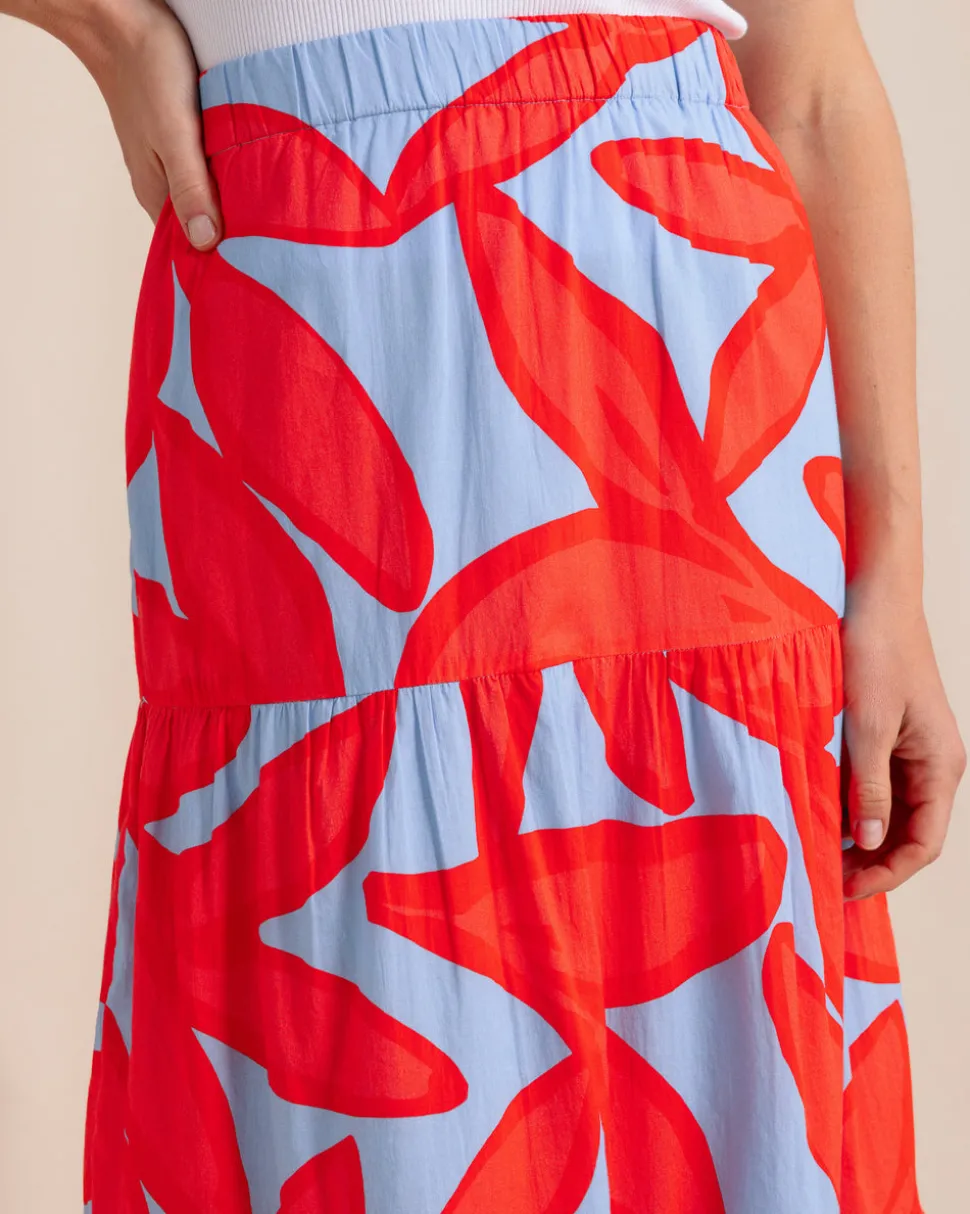 Vanna Garden Glory Printed Maxi Skirt