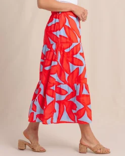 Vanna Garden Glory Printed Maxi Skirt