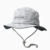 Waterway Camo Print Performance Sun Hat - Grey