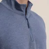 Whyche Interlock Heather Quarter Zip