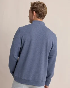 Whyche Interlock Heather Quarter Zip