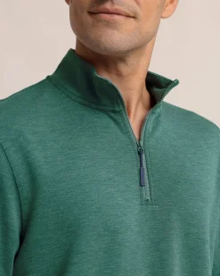 Whyche Interlock Heather Quarter Zip